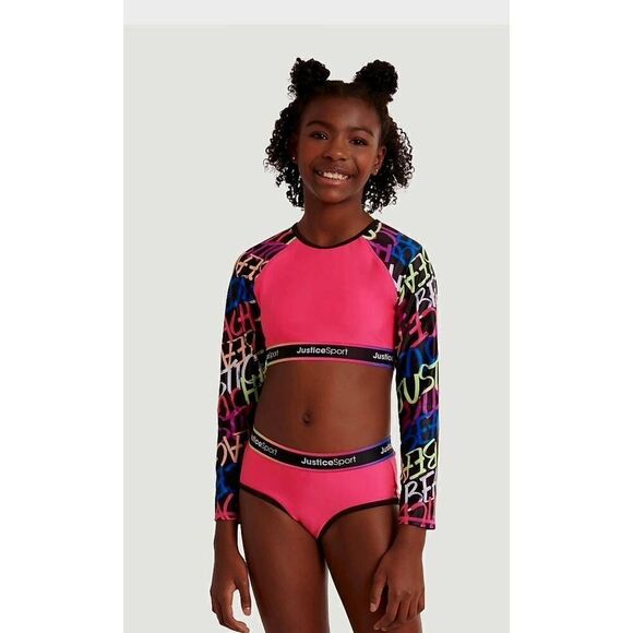 JUSTICE GIRLS WORKOUT OUTFIT - Picture 1 of 6